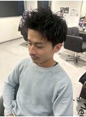 波巻きツイストスパイラルパーマ/フェザーパーマ/眉毛/メンズ