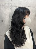 ロングパーマ