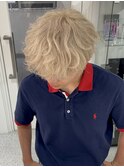 ブルーブラック/スペインカール/スパイキーショート/渋谷