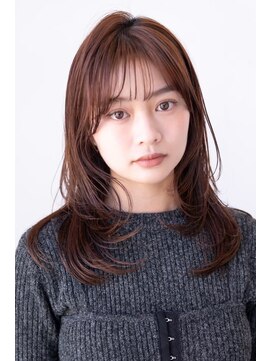 エースハバナ 渋谷(1 HAVANA) チョコグレージュ/20代30代大人かわいい/ミディアムレイヤー