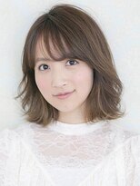 ビューティーアンドケアカロン(Beauty and Care CALON) 【ワンポイントこなれ】インナーハイライトで魅せる愛されミディ
