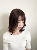 大人レイヤー×ナチュラルブラウン