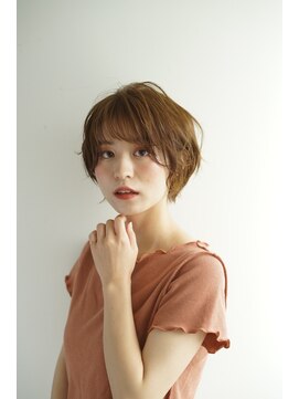 ルフュージュ バイ プロデュース 相模大野店(Refuge by Produce) くびれショート/マロンベージュ