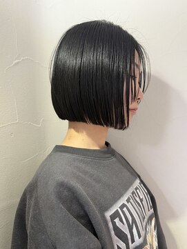 アルテヘアー(arte HAIR) 【arteHAIR】シャープなラインで魅せるミニマムボブ