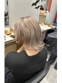 クラゲヘアー/小顔に見せるヘア/ココアベージュ/京橋