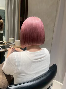 ガリカ 横浜(Gallica) ハイトーンピンク×ボブ