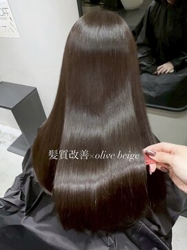 オリ('Oli) 髪質改善カラー×オリーブベージュ