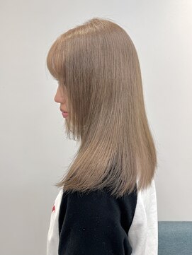 ロテ(LOTE.) 着物ヘア/大人ガーリー/ダークアッシュ/似合わせカット/一宮