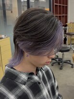 テンバイリップスヘアー(TEN by LIPPS hair)&nbsp;簡単オシャレホワイトパープルインナーカラー