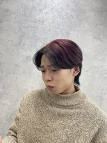 リミット 大宮(limit) メンズデザインカラー/インナーカラー/ワインレッド