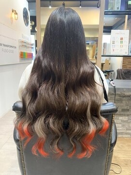 ラピス 横浜(Lapis) オレンジ裾カラー