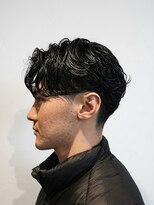 ヘアークリエイ トポライトウィロー 烏丸(Hair Create Polite willow) スキンフェードカジュアルパーマスタイル