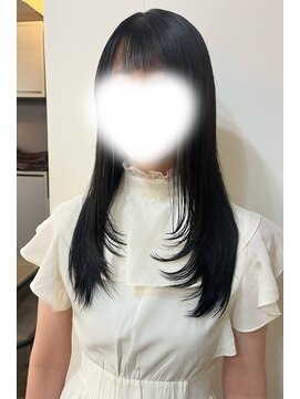 ジュール 池袋(Joule) ブルーブラック×レイヤーカット