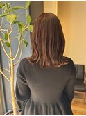 モカブラウン【20代/30代/イルミナカラー/縮毛矯正/髪質改善】