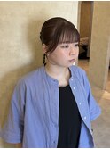 お呼ばれスタイルに人気のカチモリヘア◎