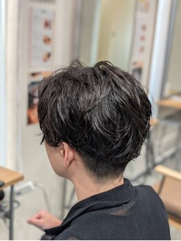 リルイー(Lil.E)の写真/男性の方でも気軽に行けるサロン＼家でセットしやすく再現性が高いスタイルへ／