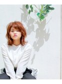 ラフな大人可愛いニュアンスパーマミディ☆