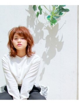 ティファ 栄(Tiffa) ラフな大人可愛いニュアンスパーマミディ☆