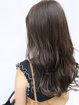 フロート 小阪店(float) グレージュグラデーション_結婚式,前下がり,斜めバング