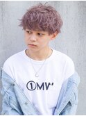 ハイトーン刈り上げマッシュ