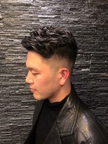 プレミアムバーバー 原宿店(PREMIUM BARBER produce by HIRO GINZA)&nbsp;フェード×ニュアンスパーマ