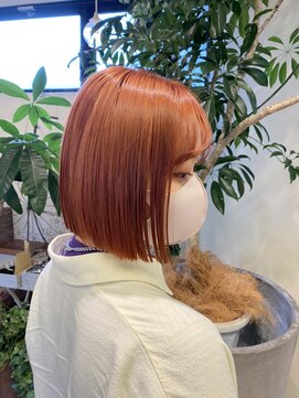 ヘアガーデンリゾートグランツ 淵野辺(Hair Garden Resort Glanz) Glanz大人かわいい ボブ耳かけ オールマイティ