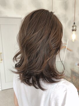 コッパ(Coo8) セミロングのふわっと、動きをつけて。