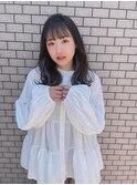 miu顔まわりのレイヤーとインナー