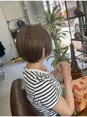 グレージュショート