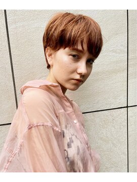 ラグゼ(Luxe) オレンジベージュ×マッシュショート【Luxe 表参道 高橋あや】