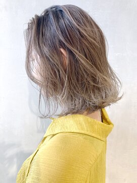 アルバム 銀座(ALBUM GINZA) ハイライトグラデーション_セシルカットココアブラウン_ba300911