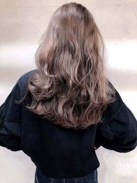 ノク 渋谷(nok) ラベンダーベージュ_オリーブベージュレイヤーカット