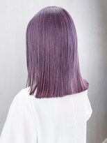 アルバム 渋谷パルコ(ALBUM)&nbsp;ラベンダーミディ_グレージュカラーボブウルフ_ba344122