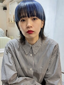 ザ アルゴンキン トウキョウ オヤマ(THE ALGONQUIN TOKYO OYAMA) ワイドバングのウルフヘアー