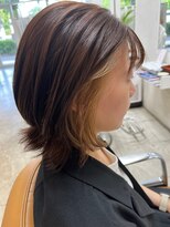 スペッソ(SPESSO) カットカラー+インナーブリーチ+ベージュカラー