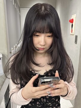 サイン 表参道(SIGN) レイヤーカット　ラベンダーグレージュ