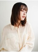 オフィスヘア/エアリーミディ/ショートパーマ/新宿