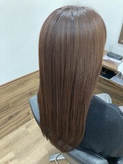 髪質改善カラー 艶カラー ココアラベンダー 奈良大和八木 橿原