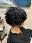 ショートカールスタイル◎30代40代50代60代