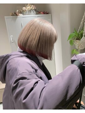 リヴゴーシュ(rive gauche) エンドカラーボブ