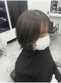 《ボブ×カラー×トリートメント》切りっぱなしボブ/林愛華