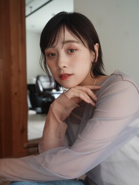 ガーランド (Garland) 切りっぱなしボブ/シースルーバング/前髪/原宿神宮前