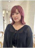 ビビットピンク_ケアブリーチ_くびれミディ
