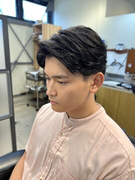 アイフラット 本店(I-FLAT) ニュアンスパーマ×センターパート