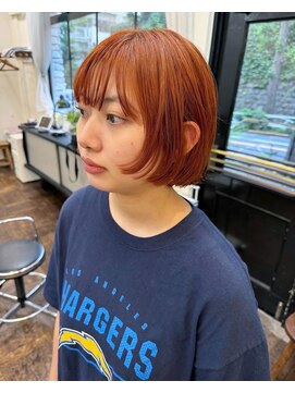 コラン 中目黒(collan) orange×ミニボブ