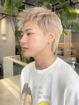 サンクプロジェクト(cinq PROJECT)&nbsp;韓国風メンズベージュダブルカラーハイトーン