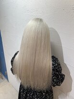 アジールヘア 池袋東口店(agir hair)&nbsp;夏色ホワイトベージュセミウェットレイヤー　池袋池袋東口