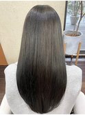 髪質改善ストレート/セミロング