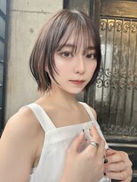 ミンクス 青山店(MINX) 【清水豊】外ハネボブ 顔まわりレイヤー 小顔カット