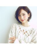 ★小顔似合わせカットうる艶髪美髪ナチュラルショートアッシュ系